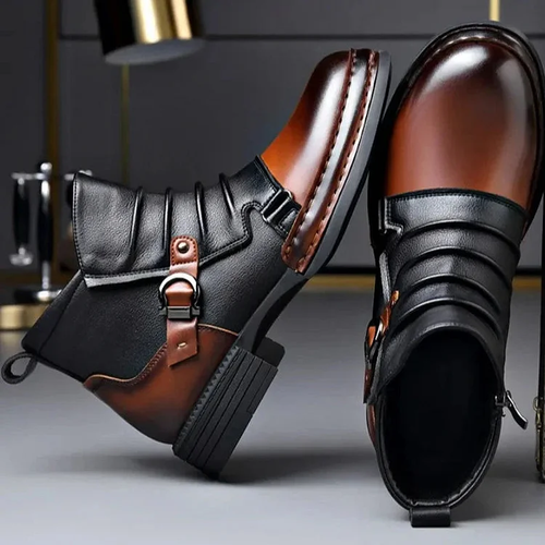 Men's genuine leather ankle boots（Please check your shoe size when placing your order.）