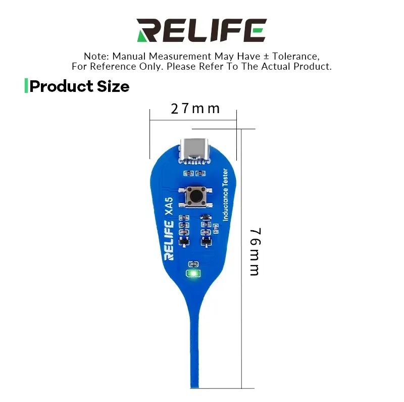 🧰 Inductance Tester, Motherboard Coil Tester, Electromagnetic Induction, Inductance Detection Tool, Type-C Interface.