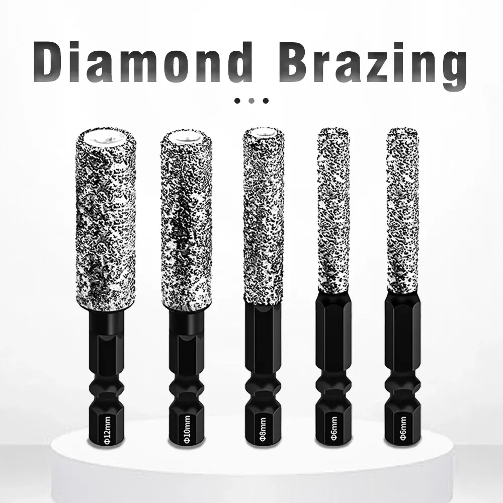 5-piece set of new diamond particle all sand drill bits