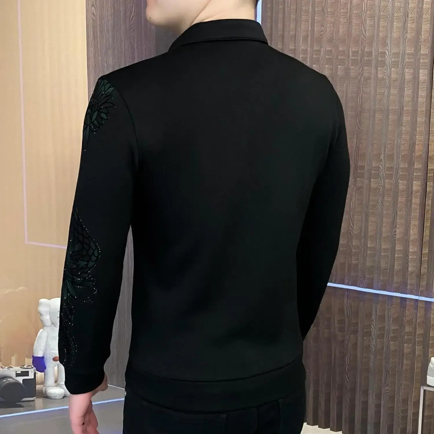 Versatile Fashion Pullover Top Slim Sweatshirt Casual Printed Pullover