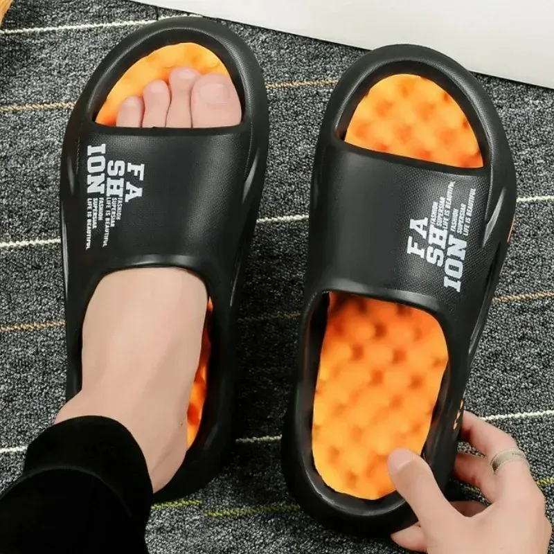 Thick soled high-end slippers trendy brand