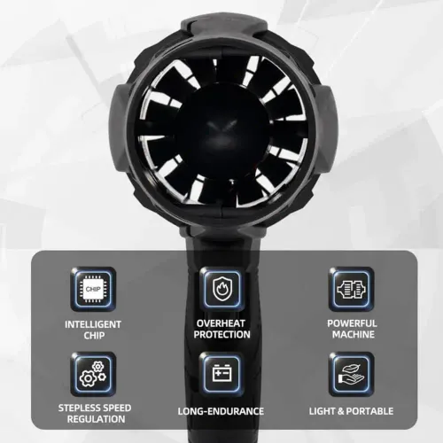 Cordless, High-Power Lithium-Ion Leaf Blower & Dust Remover Industrial-Grade Air Blower