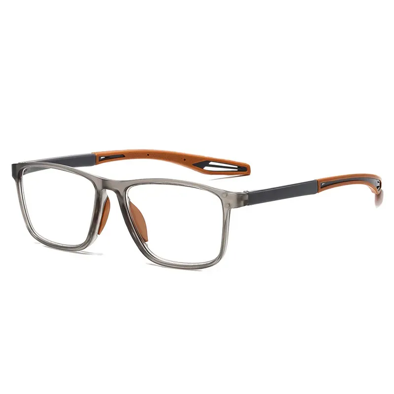 Fashion reading anti blue light glasses that change color when exposed to the sun