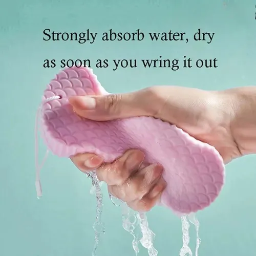 3pcs Soft Sponge Body Scrubber Bath Exfoliating Scrub Sponge Shower Brush Body Skin Remover Exfoliante
