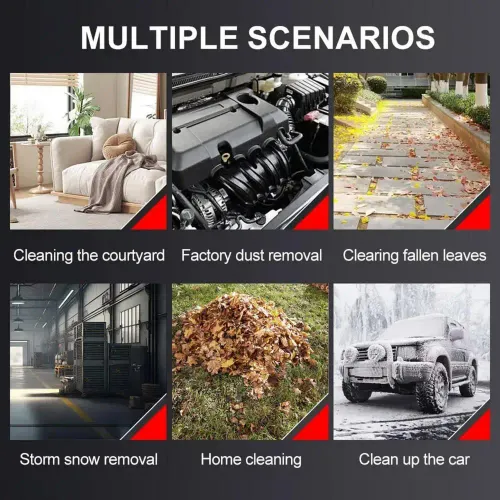 Cordless, High-Power Lithium-Ion Leaf Blower & Dust Remover Industrial-Grade Air Blower