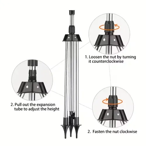 360-Degree Rotating Automatic Irrigation Sprinkler