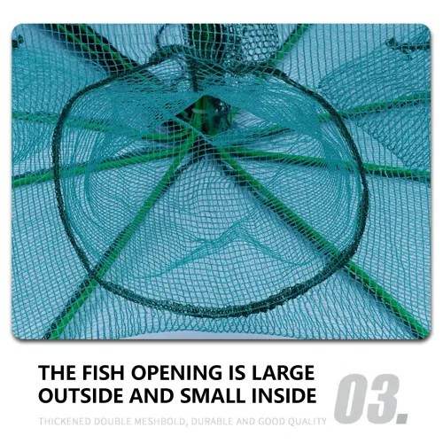6-Hole, 60cm Collapsible Fishing Net — The Ultimate Fishing Tool