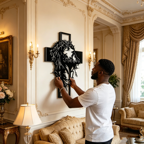 ✝️ Metal Cross Wall Decor💝