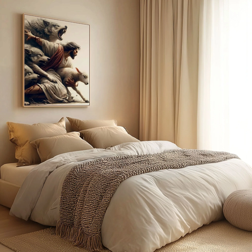 Canvas wall art, 40cm x 60cm, wooden frame