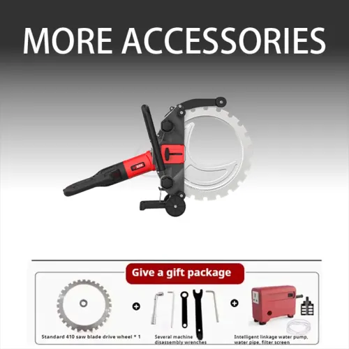 300mm Deep-Cut, 9600W Electric Wall Cutter—A high-power ring saw tool designed specifically for wet-cutting concrete.