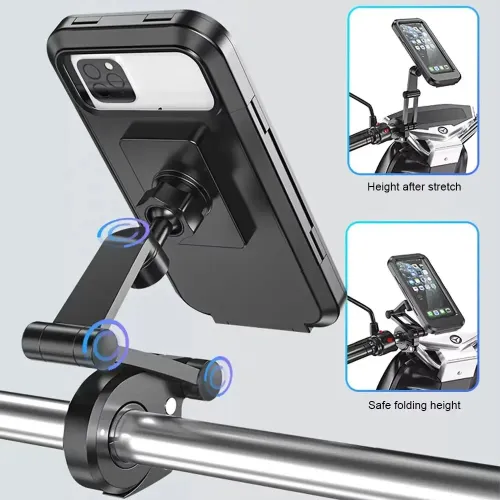 Motorcycle Bicycle Phone Mounts and Waterproof Protective Cases