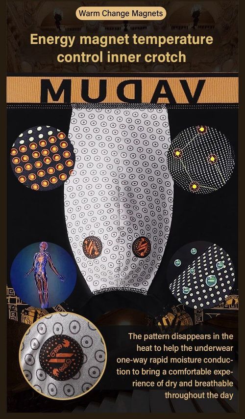 3 PIECE Breathable antibacterial sports light luxury men's boxer briefs