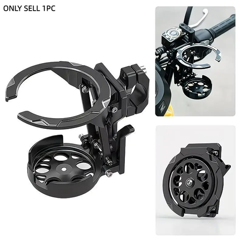 Motorcycle Motorbike Bicycle Water Cup Holder, Motorcycle Accessories, Collapsible Foldable, Portable Lightweight Outdoor Sports Food Delivery Travel Camping Mug Stand