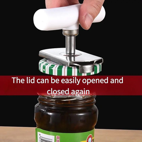 Stainless Steel Bottle Opener, Easy-to-use Cap Twist Opener, Can Opener, Lid Opener, Glass Jar Opener, Bottle Cap Twist Opener
