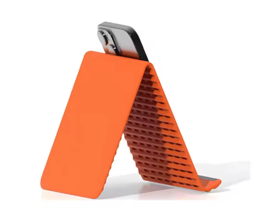 Flexible Silicone Foldable Phone & Tablet Stand Multi-Angle Non-Slip Holder Lightweight Lazy Bracket Travel Office Home
