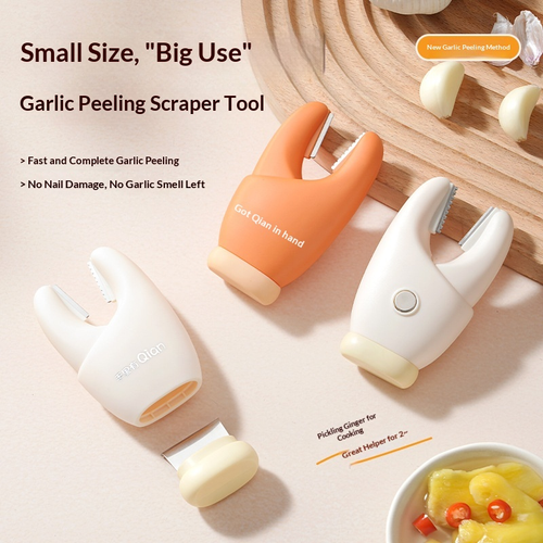 Crab-Claw Garlic Peeler & Ginger Scraper 2-in-1