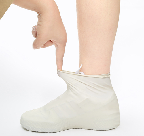 Silicone Shoe Covers Reusable Non-Slip Waterproof Wear-Resistant Rain Shoe Covers Protector Boot for Outdoor Rainy Day