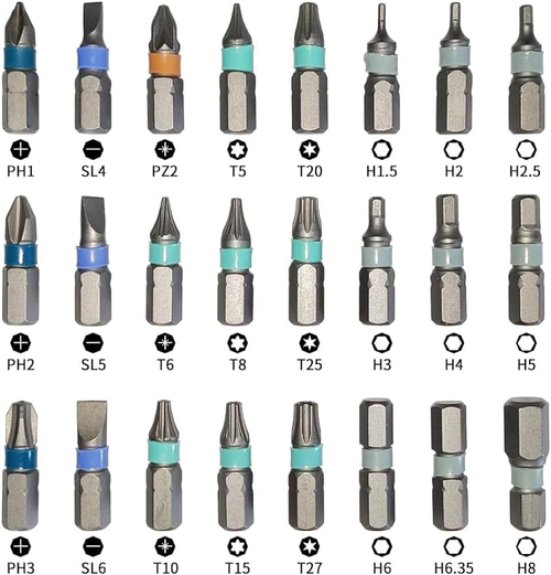 New 24-in-1 Ratchet Screwdriver Set with Detachable Handle and Screwdriver Tool Multi-functional for Watch Computer Electronics