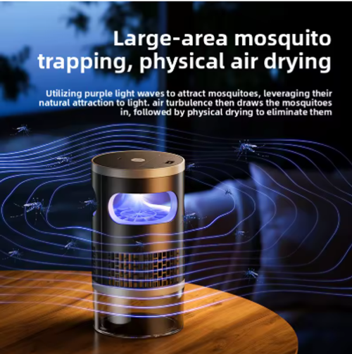 Removable Battery Silent Mosquito Trap Indoor Outdoor USB UVA Ultraviolet Night Light Mosquito Repeller Plug-in Killer Lamp