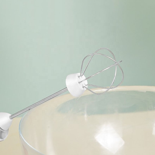 White Multi-functional USB Rechargeable Handheld Mini Electric Egg Beater Coffee Milk Frother