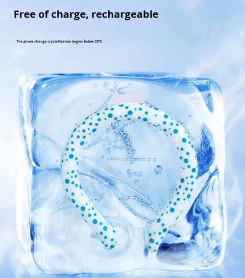 World Cup Summer Cooling Ice Ring Neck Collar  2026 Trending PCM Cooling Neck Ring Reusable Wearable Ice Pack for Adults Kids Pets Outdoor Sport Summer Cooler Tube Ice Collar