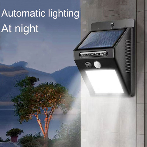 Outdoor Detachable Smart Garden Lights Wall Solar Security LED Solar Motion Sensor Light Waterproof Solar Light 4 Pack