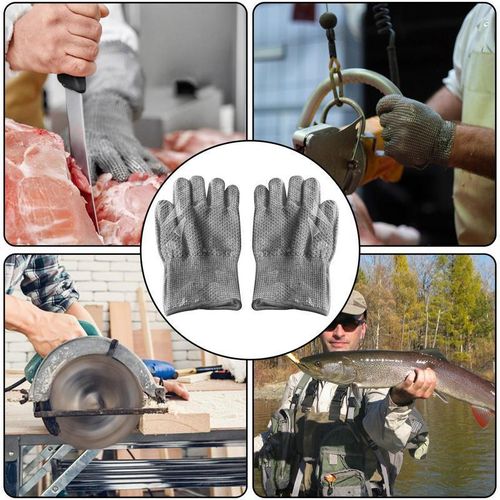 Level 5 Cut Resistant Touchscreen Gloves Food Grade Anti Cut Safety Gloves for Glass Kitchen Fish Cleaning Butcher Work