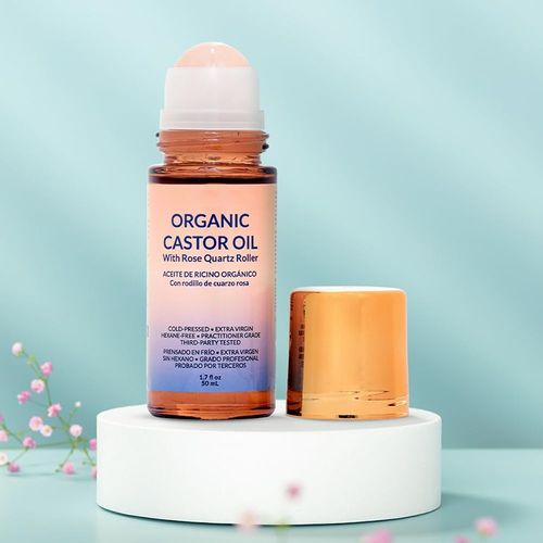 Natural Organic Cold Pressed Castor Oil Roll on for Body Hair Care Nourishing Treatment