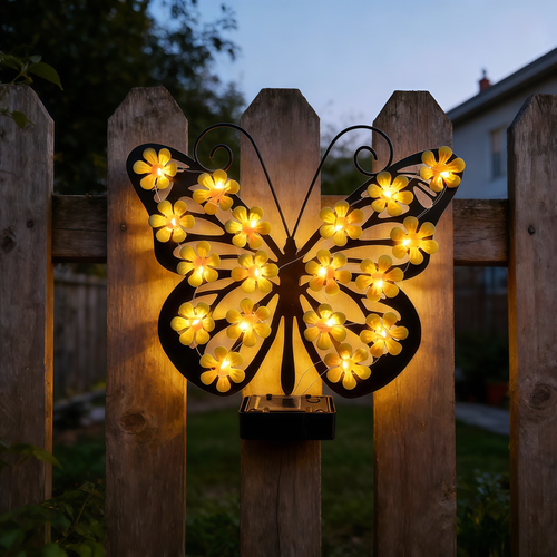 Solar Outdoor Butterfly Decorative Lamp Villa Garden Courtyard Landscape Atmosphere Villa Decoration