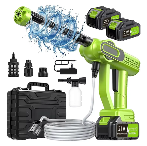 Heavy Duty Portable Lithium Power Water Gun, Multi-Function High Pressure Washer for Car Care, Farm & Household Cleaning Ghana