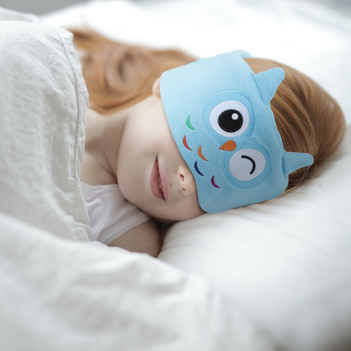 Kids' Sleep Mask Headphones – Bluetooth 5.0 Stereo Music Player with Hands-Free Support – Soft Musical Headband – Sleep Aid
