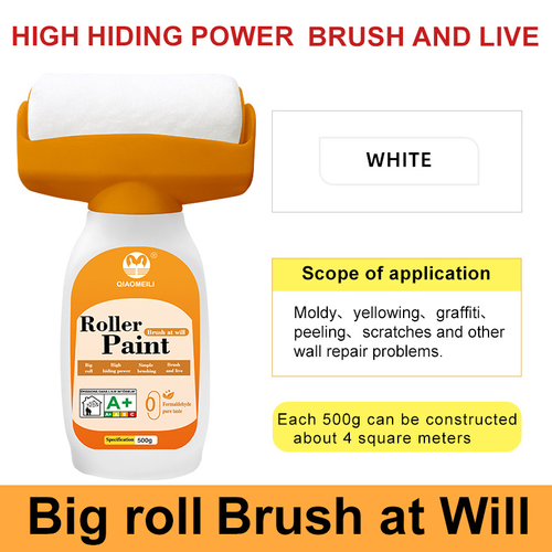 Water-based Resin Liquid Coating Wall Paint Tool with Roller Brush for Household Wall Repair and Cleaning