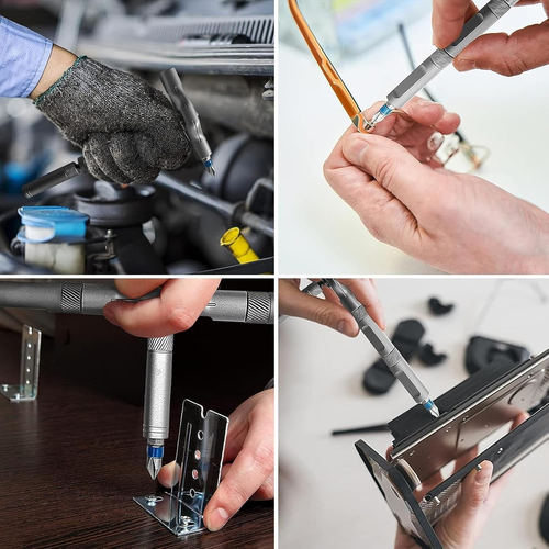 New 24-in-1 Ratchet Screwdriver Set with Detachable Handle and Screwdriver Tool Multi-functional for Watch Computer Electronics