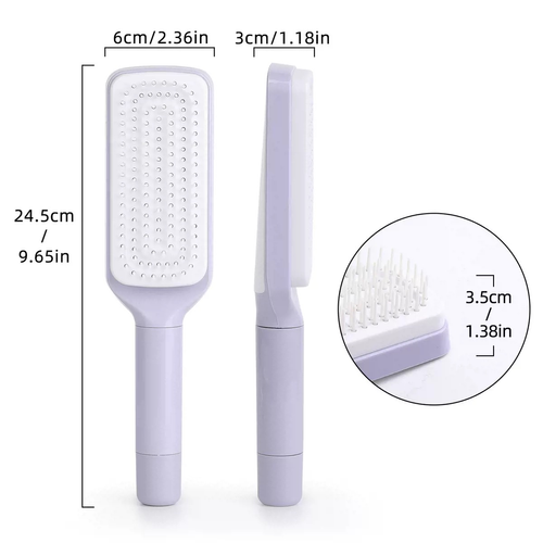 Rotating Lift One Button Cleaning Stretch Massage Comb Air Cushion Airbag Massage Smooth Hair Comb Hair Styling Tool