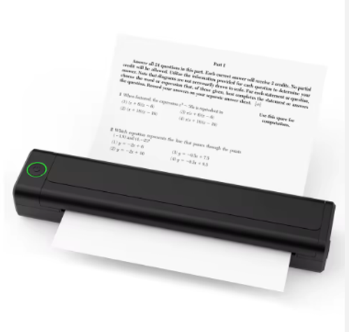 Portable for Tattoo Artists Travel Business Documentation Multi-Size High-Resolution Thermal Printer A4 A5 4x6 Stock Long