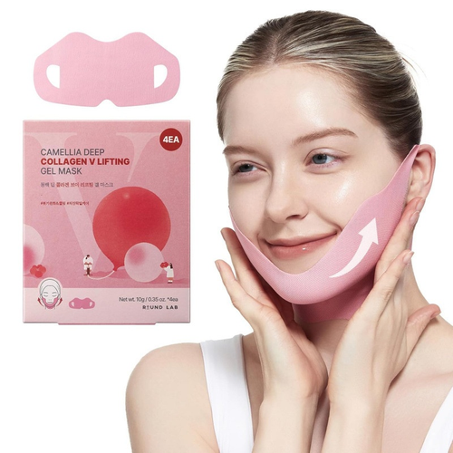 Face Hydrating Sheet Mask Silicone-Free Long-lasting V Line Smoothing and Aloe Vera Rose Facial Sheet Mask Korean Skincare