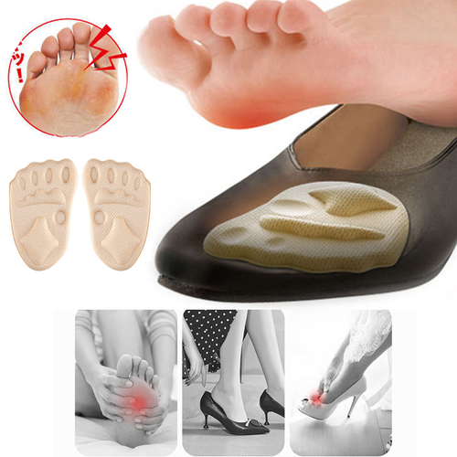 Women Forefoot Half Insoles for Shoes Shoe Size Reduce Insert Shoe Pads Comfort High Heels Toe Protector Cushion Foot Care Pad