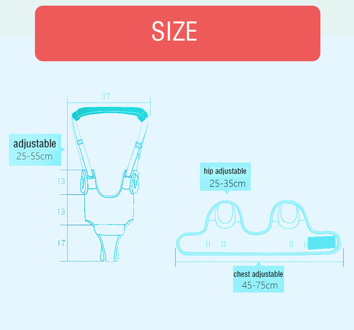 Cute Design Baby Walker Assistant Handheld Baby Walking Harness for Learning Walking