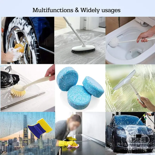 150 Pcs Car Windshield Washer Fluid concentrate Tablets,Windshield Wiper Fluid,1 Pack Makes 52.5 Gallons,1 Piece Makes 1.05 Gallons(Winter: Use With De-icer or Methanol)