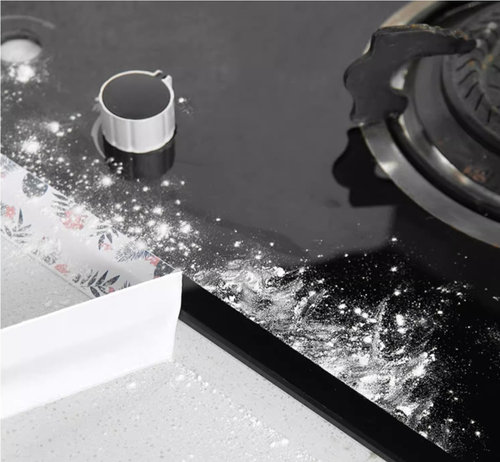 Durable PVC Sealing Tape Strip Waterproof Soundproof Mildew Proof Modern Bathroom Kitchen Corner Protective Sticker Screw,Fruit pattern