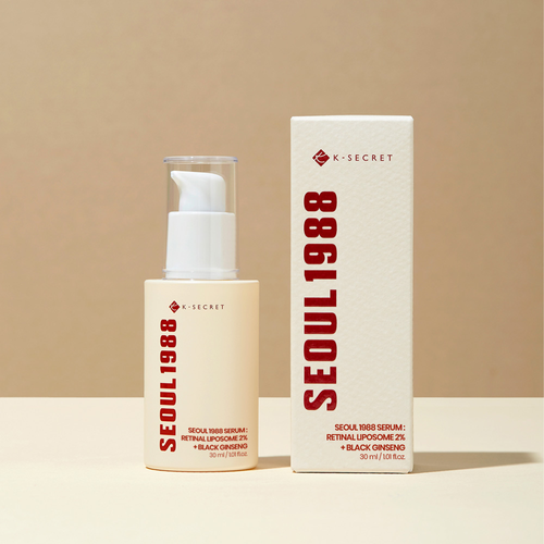 SEOUL 1988 Retinol Liposome 2% Black Ginseng Serum Anti Aging Serum Dark Knuckle Elbow Spot Removal Firm Smooth Skin