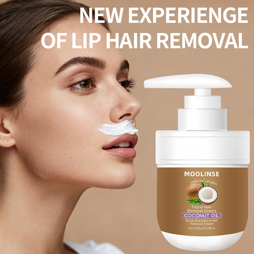 Organic Coconut Oil Fruit Depilatory Cream Skin Whitening Men Women Mild Non-Irritating Formula All Skin Types