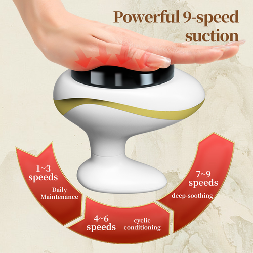 Handheld Vacuum Suction Gua Sha Device Body Back Guasha Massage Electric Rechargeable Smart Cupping Therapy Massager