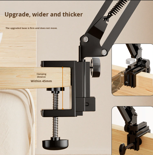 Angle Height Retractable Floor Stand Live Streaming Tablet & Cell Phone Holders Tablet PC Stands