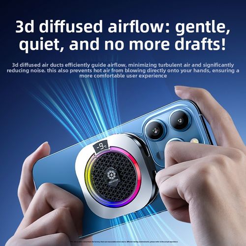 High-Power Strong Cooling Semiconductor Magnetic Mobile Phone Game Cooler