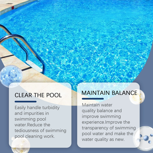 Pool Cleaning Tablets Water Purification Tablets Multi-Purpose Pool Cleaning Tablets Bucket of Effervescent Tablets