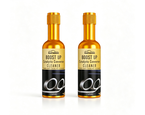 Rayhong Boost up Catalytic Converter Cleaner Engine Internal Disassembly-free Cleaning Exhaust Carbon Removal Cleaning Agent Two Per Set