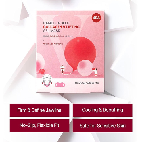 Face Hydrating Sheet Mask Silicone-Free Long-lasting V Line Smoothing and Aloe Vera Rose Facial Sheet Mask Korean Skincare
