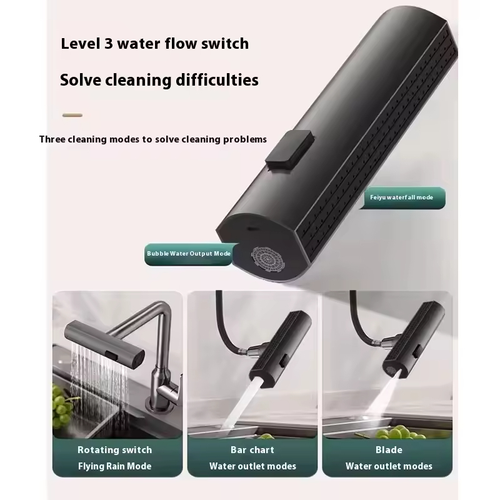 Premium Brushed Pull Kitchen Faucet Single Handle Single Hole Modern Stainless Steel Ceramic Valve Core Pull Spray Rotatable Hot