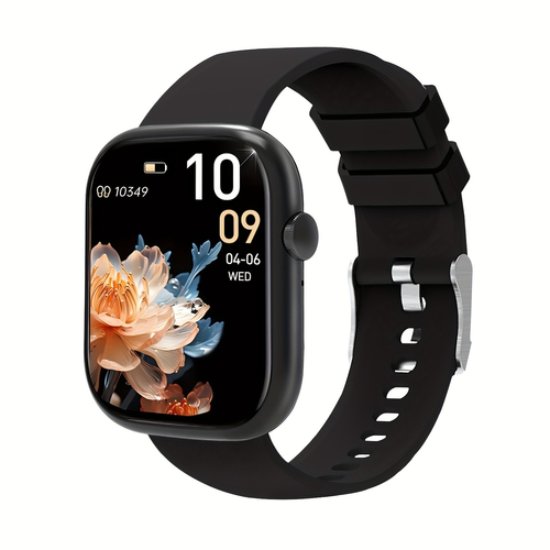 Square TFT 1.83inch Silicone Magnetic Android IOS Smart Watch IP68 Sports Waterproof Blood Pressure Activity Tracker Voice